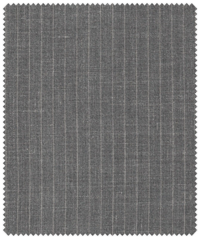 Luxuriöses, graues Sakko mit zeitlosen Streifen