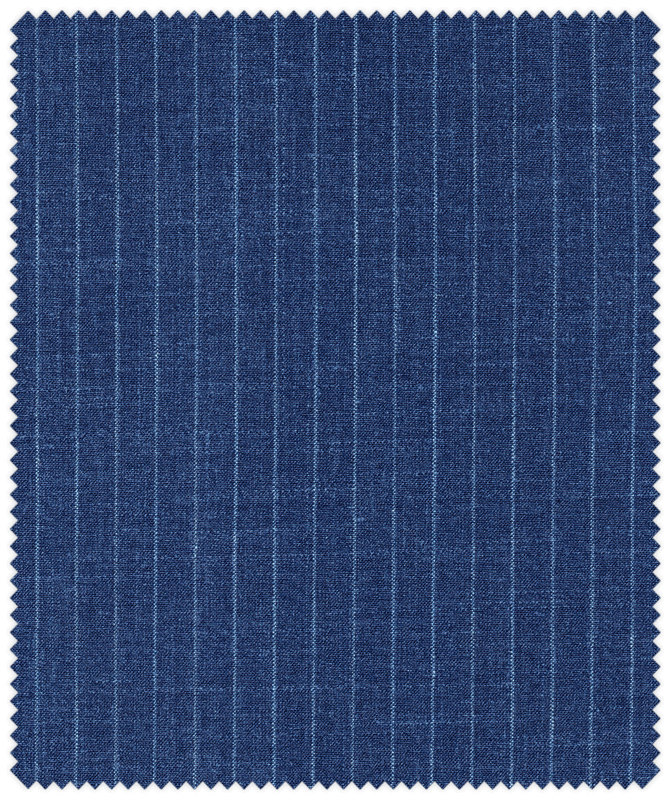 Luxuriöses, dunkelblaues Sakko mit zeitlosen Streifen
