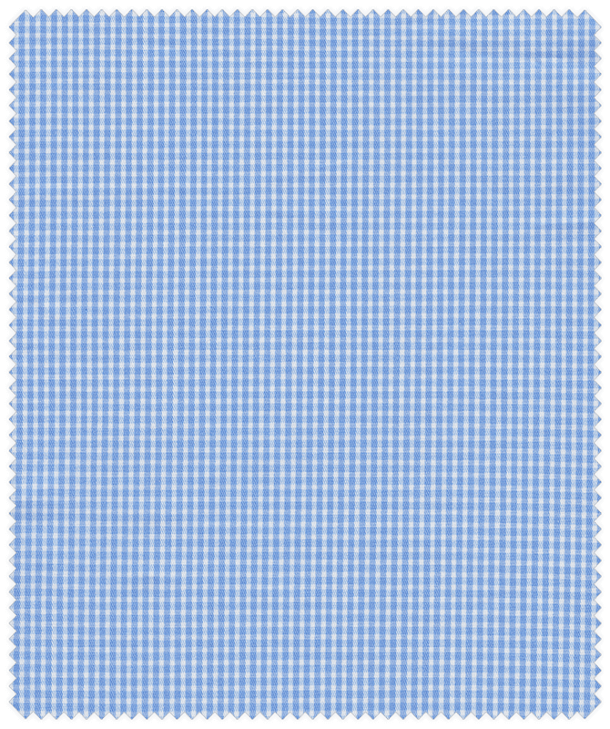 Komfort-Hemd in Weiß-Hellblau