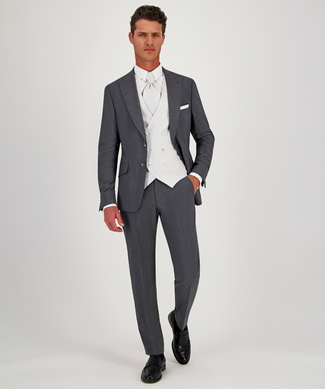 Luxuriöser Anzug in Two-Tone-Optik