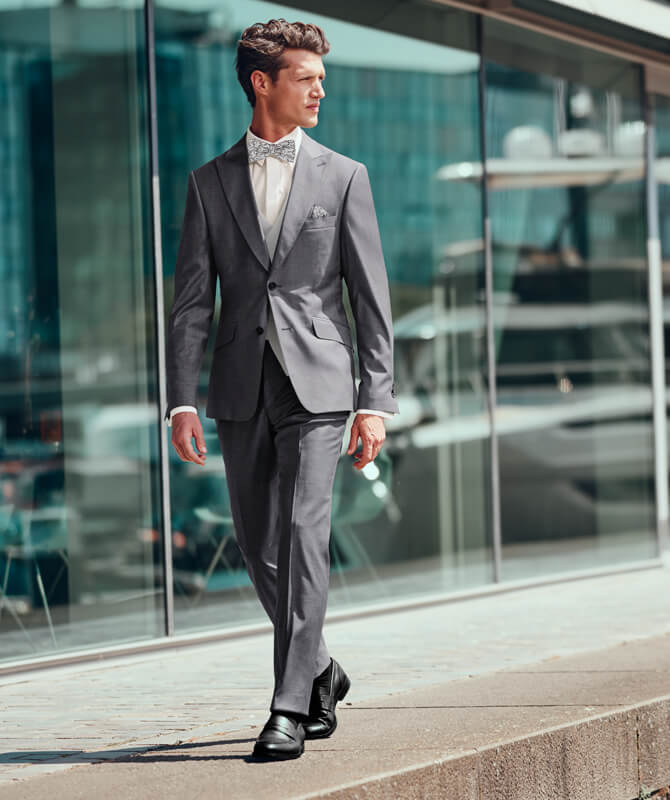 Luxuriöser Anzug in Two-Tone-Optik